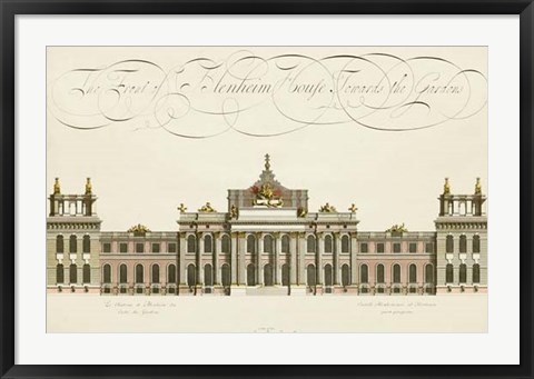 Framed Blenheim House Print