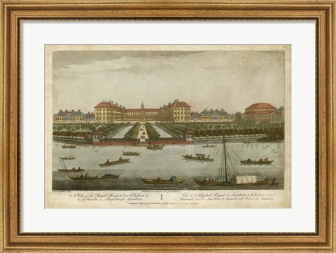 Framed Royal Hospital at Chelsea Print