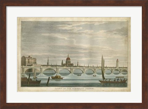 Framed Waterloo Bridge Print