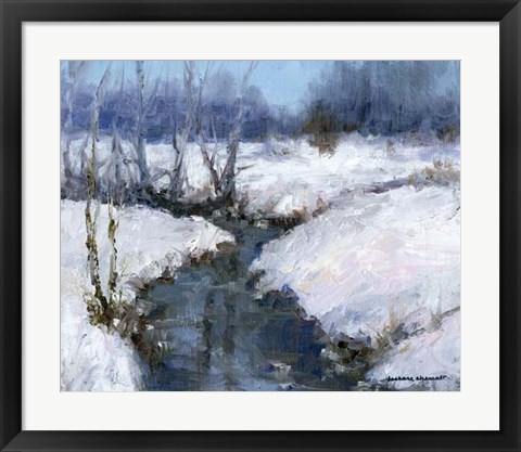 Framed Winter White Print