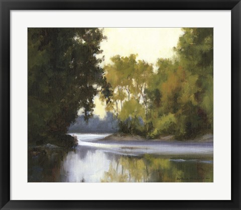 Framed River Reflections Print