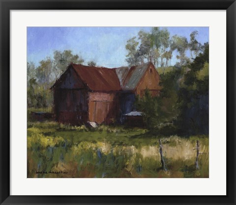 Framed Amish Country Barn Print