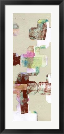 Framed Quatrefoil Cut-Outs II Print