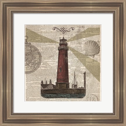 Framed Nautical Collection II Print