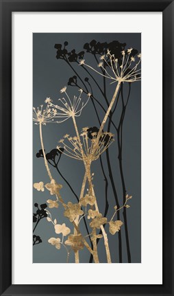 Framed Twilight Botanicals I Print