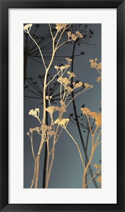 Framed Twilight Botanicals II Print