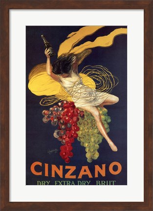 Framed Cinzano Print