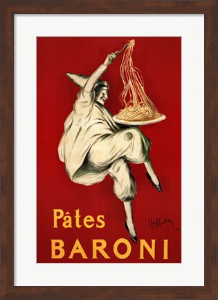 Framed Pates Baroni, 1921 Print