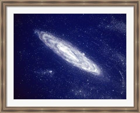 Framed View from Space Print