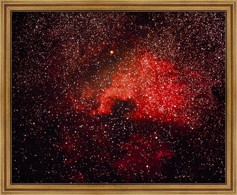 Framed Galaxy in Space Print