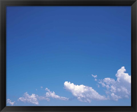 Framed Clouds in a Pale Blue Sky Print