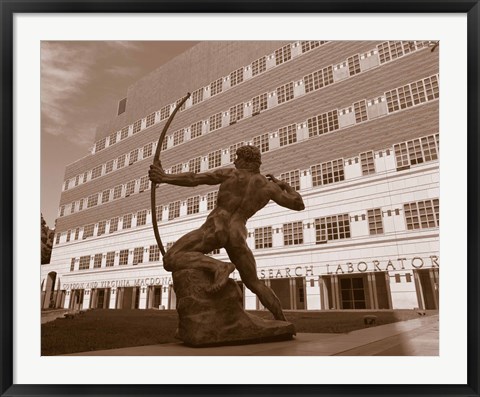 Framed Archer, University Of California, Los Angeles, California, USA Print