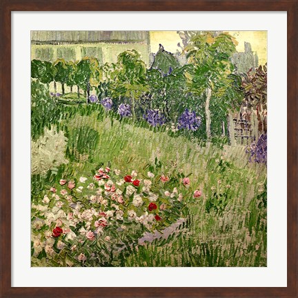 Framed Daubigny&#39;s garden, 1890 Print