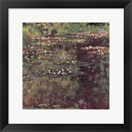 Framed Etang aux Nympheas Print