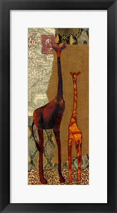 Framed On Safari I Print