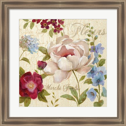 Framed Marche Jardin Print