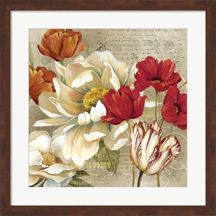 Framed Jardin II Print