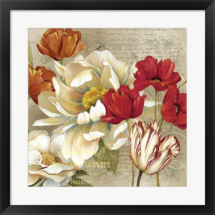 Framed Jardin II Print