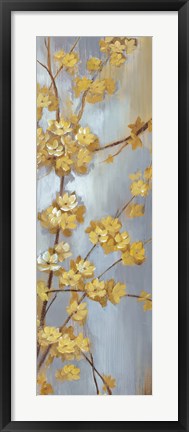 Framed Forsythia Garden I Print