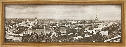 Framed Paris Panorama Print