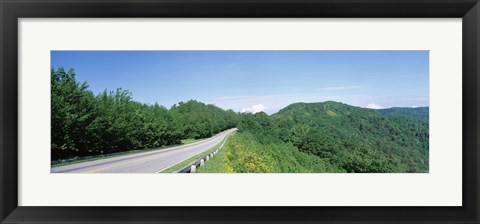 Framed Newfound Gap road, Great Smoky Mountains National Park, Tennessee Print