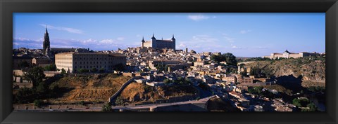 Framed Buildings in a city, Toledo, Toledo Province, Castilla La Mancha, Spain Print