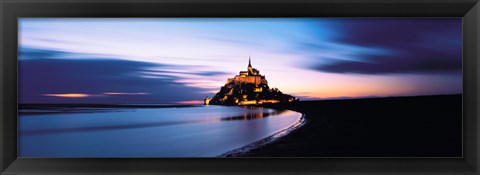 Framed Mont Saint Michel France Print