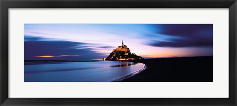 Framed Mont Saint Michel France Print