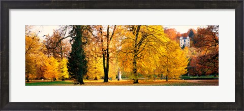 Framed Hellbrunn Park Salsburg vicinity Austria Print