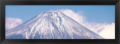 Framed Snow Capped Mt Fuji Yamanashi Japan Print