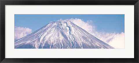 Framed Snow Capped Mt Fuji Yamanashi Japan Print