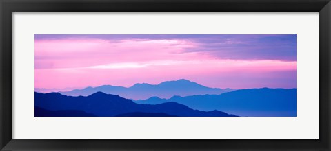 Framed Sunset, Norikura Gifu Japan Print