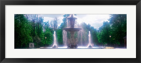 Framed Retiro Park Madrid Spain Print