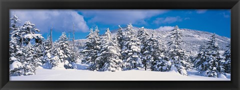 Framed Winter in Chino Nagano Japan Print