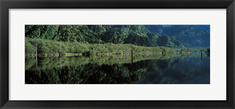 Framed Taishou-Ike Kamikouchi Nagano Japan Print