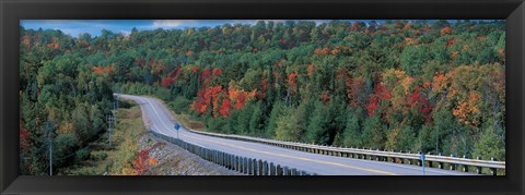 Framed Country road Ontario Canada Print