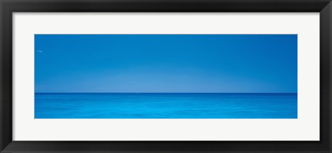 Framed Ocean view, Waikiki Oahu HI Print