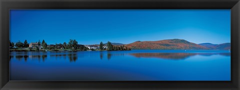 Framed Blue Water at Laurentide, Quebec, Canada Print