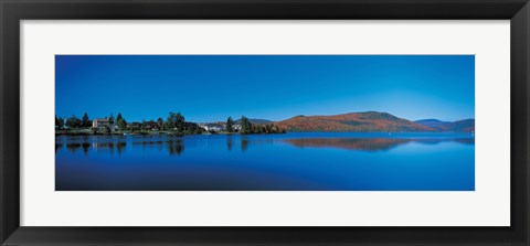 Framed Blue Water at Laurentide, Quebec, Canada Print