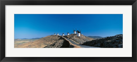 Framed Consuegra La Mancha Spain Print