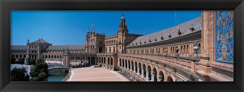 Framed Plaza Espana Seville Andalucia Spain Print