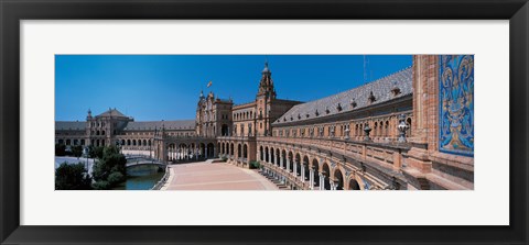 Framed Plaza Espana Seville Andalucia Spain Print