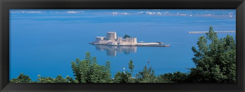 Framed Napoleon  Burdzi Island Greece Print