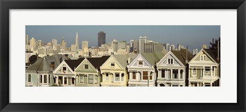 Framed Buildings in a city, San Francisco, San Francisco County, California, USA Print