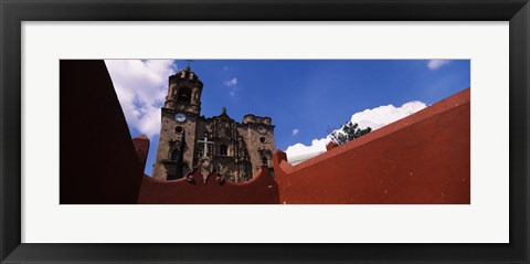 Framed Low angle view of a church, La Valenciana Church, Guanajuato, Mexico Print