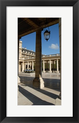 Framed Columns in a palace, Palais Royal, Paris, France Print