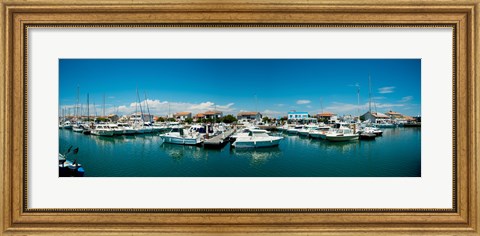 Framed Saintes-Maries-De-La-Mer, Bouches-Du-Rhone, Provence-Alpes-Cote d&#39;Azur, France Print