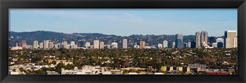 Framed Century City, Wilshire Corridor, Los Angeles, California Print