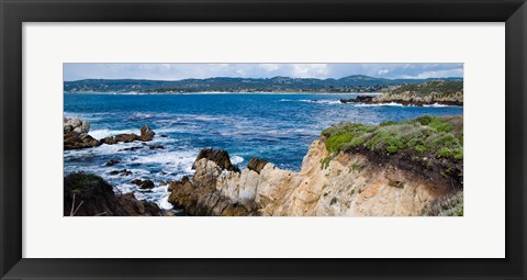 Framed View of Ocean, Point Lobos State Reserve, Carmel, Monterey County, California Print