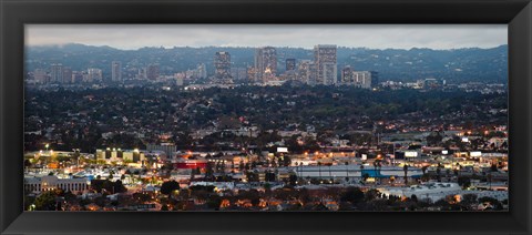 Framed Century City, Culver City, Los Angeles County, California Print